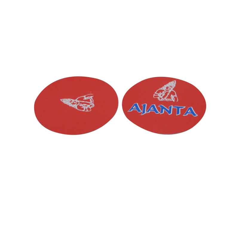 Red Round Absorbent Paper Coasters for Beer/Milk/Wine/Drink